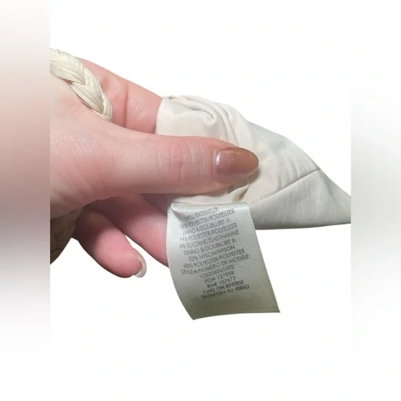 Alice + Olivia Carisa Champagne Grecian Gown Dress Size 10 NWT - Picture 11 of 11